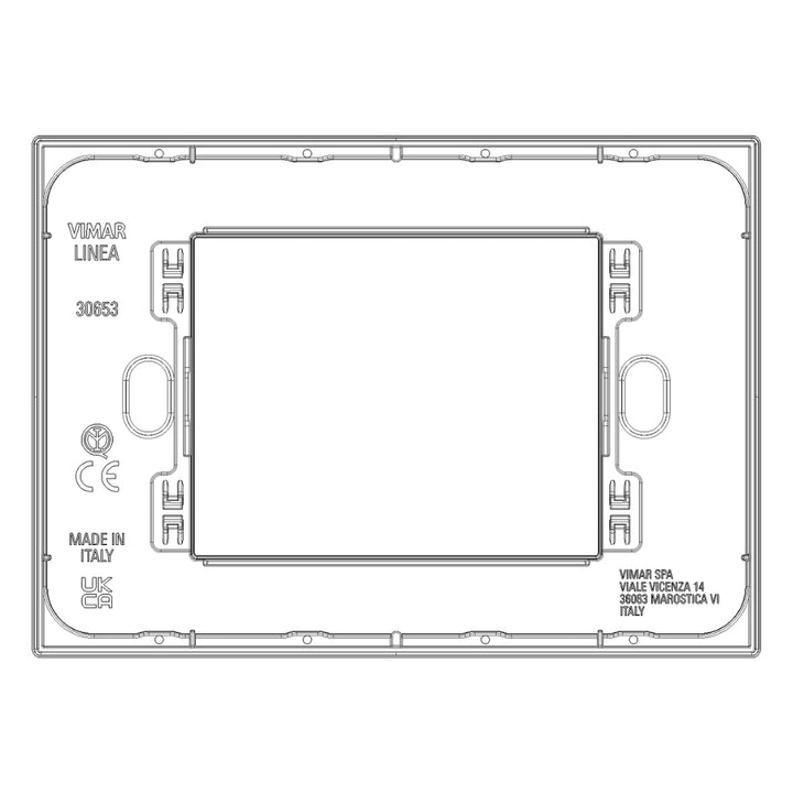 Placa Cáñamo (Tecno Reflex) serie LINEA de Vimar