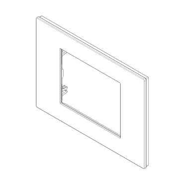 Placa Negro (Tecno Reflex) serie LINEA de Vimar