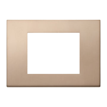 Placa Bronce Metal serie LINEA de Vimar