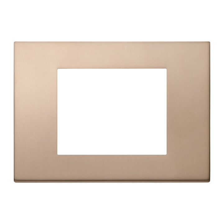 Placa Bronce Metal serie LINEA de Vimar
