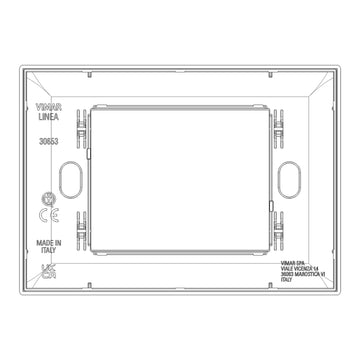 Placa Bronce Metal serie LINEA de Vimar