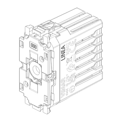 Apagador mecanismo smart IoT (sencillo y de escalera, requiere agregar teclas) para LINEA de Vimar