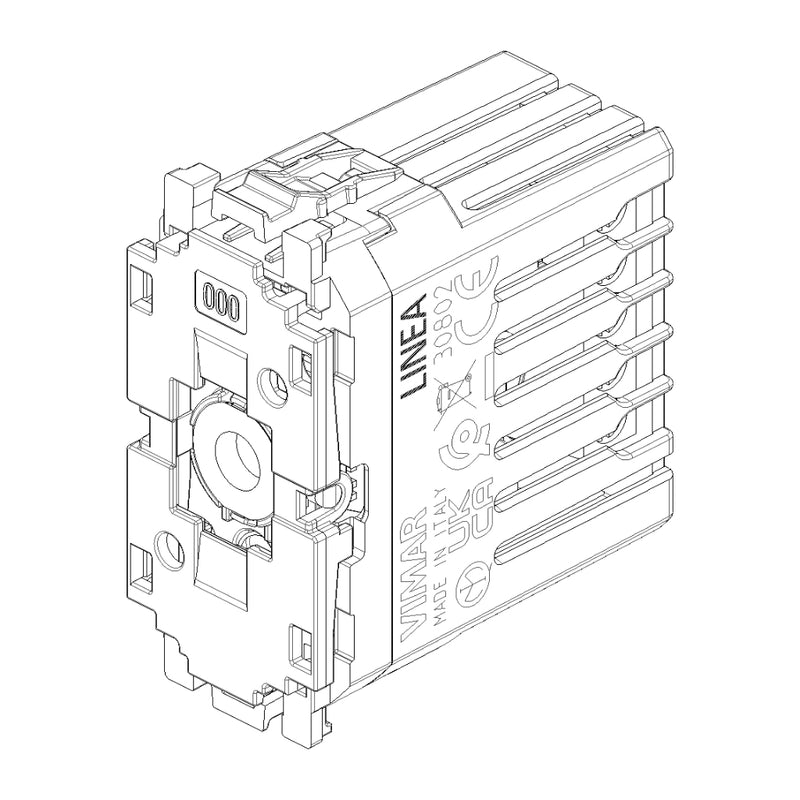 Apagador mecanismo smart IoT (sencillo y de escalera, requiere agregar teclas) para LINEA de Vimar
