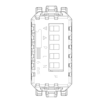 Mecanismo smart IoT control de persianas (requiere agregar teclas) para LINEA de Vimar