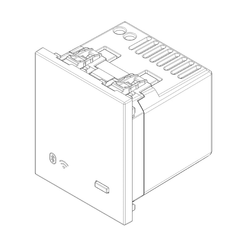 Gateway smart IoT 2 módulos opción Blanco - Cáñamo - Negro para LINEA de Vimar