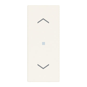 Tecla Axial 1 módulo para persianas smart IoT para LINEA opción acabado Blanco - Cáñamo - Negro de Vimar