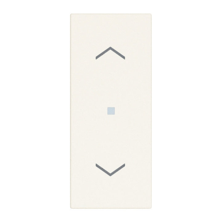 Tecla Axial 1 módulo para persianas smart IoT para LINEA opción acabado Blanco - Cáñamo - Negro de Vimar