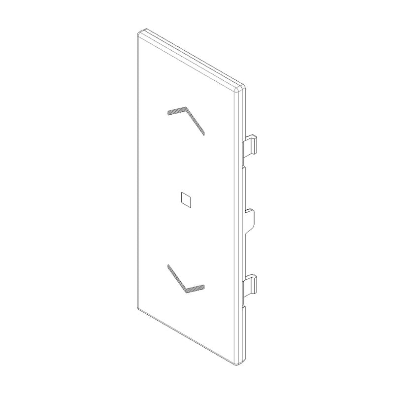 Tecla Axial 1 módulo para persianas smart IoT para LINEA opción acabado Blanco - Cáñamo - Negro de Vimar
