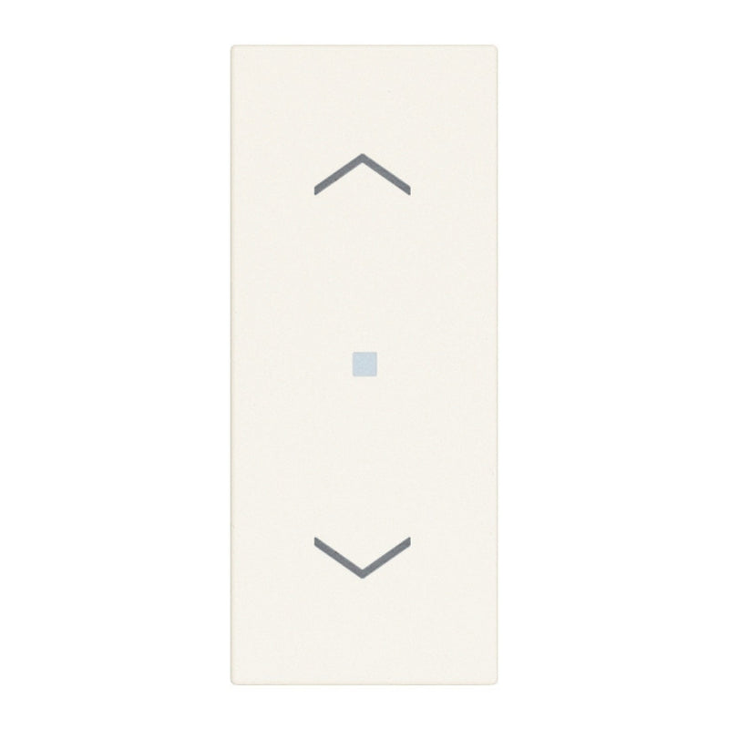 Tecla Axial 1 módulo para persianas smart IoT para LINEA opción acabado Blanco - Cáñamo - Negro de Vimar