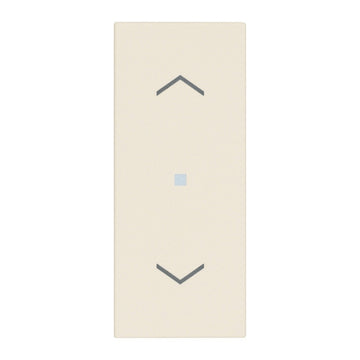 Tecla Axial 1 módulo para persianas smart IoT para LINEA opción acabado Blanco - Cáñamo - Negro de Vimar