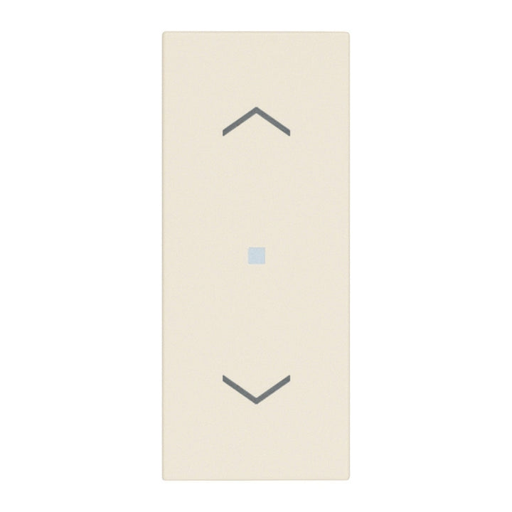 Tecla Axial 1 módulo para persianas smart IoT para LINEA opción acabado Blanco - Cáñamo - Negro de Vimar