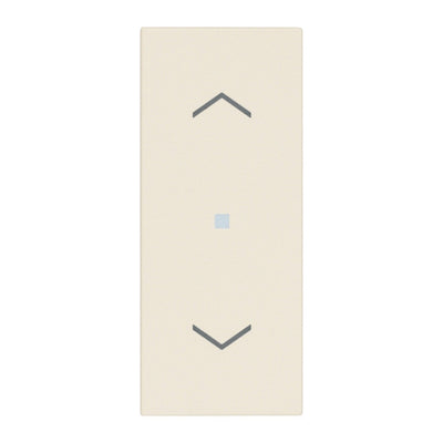 Tecla Axial 1 módulo para persianas smart IoT para LINEA opción acabado Blanco - Cáñamo - Negro de Vimar