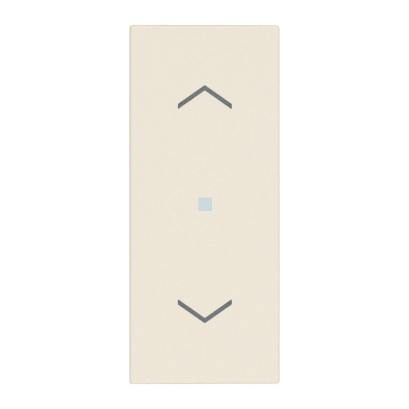 Tecla Axial 1 módulo para persianas smart IoT para LINEA opción acabado Blanco - Cáñamo - Negro de Vimar