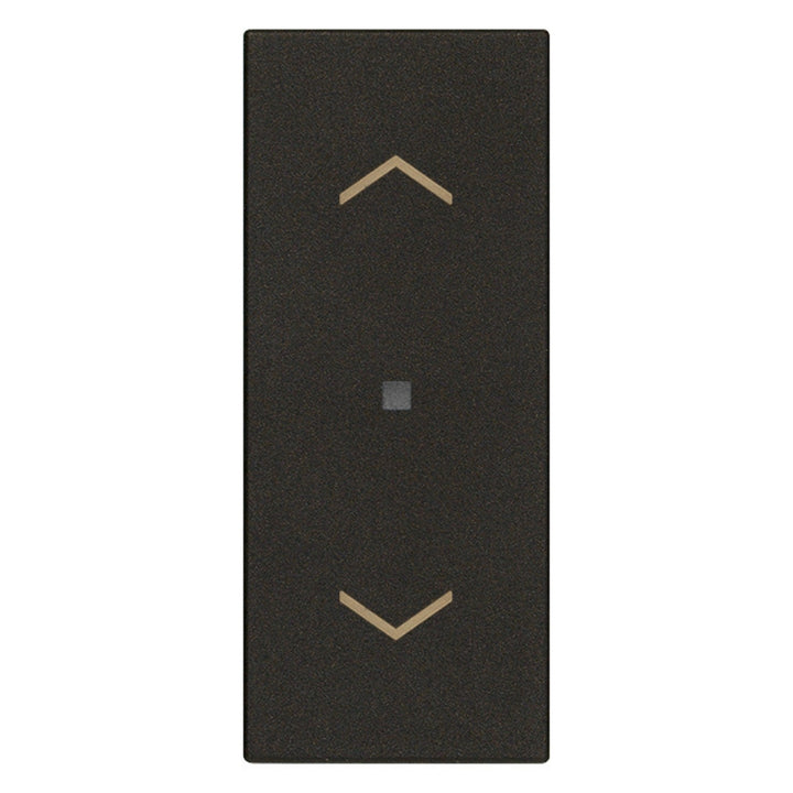 Tecla Axial 1 módulo para persianas smart IoT para LINEA opción acabado Blanco - Cáñamo - Negro de Vimar