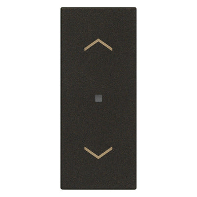 Tecla Axial 1 módulo para persianas smart IoT para LINEA opción acabado Blanco - Cáñamo - Negro de Vimar