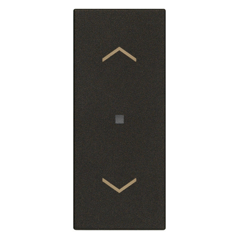 Tecla Axial 1 módulo para persianas smart IoT para LINEA opción acabado Blanco - Cáñamo - Negro de Vimar
