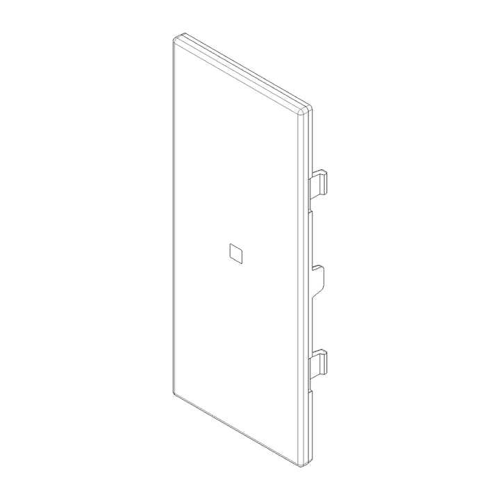 Tecla Axial 1 módulo para apagador smart IoT para LINEA opción acabado Blanco - Cáñamo - Negro de Vimar
