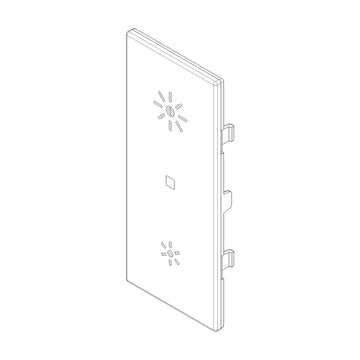 Tecla Axial 1 módulo para dimmer smart IoT para LINEA opción acabado Blanco - Cáñamo - Negro de Vimar