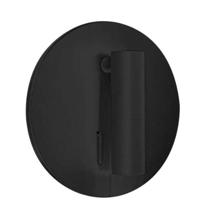 Luminario para lectura sobreponer en muro MARA 9W luz cálida dirigible y orientable, doble apagador local  para luz de lectura y luz indirecta, acabado negro y blanco de AURO Lighting
