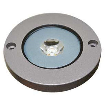 Luminario empotrar en piso EYE CIRCULAR LED 1.5W 30° luz neutra cálida (3000K) 110-220V acabado grafito de Ventor
