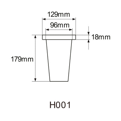 Housing Aluminio para luminarios BETA de Ventor (H001)