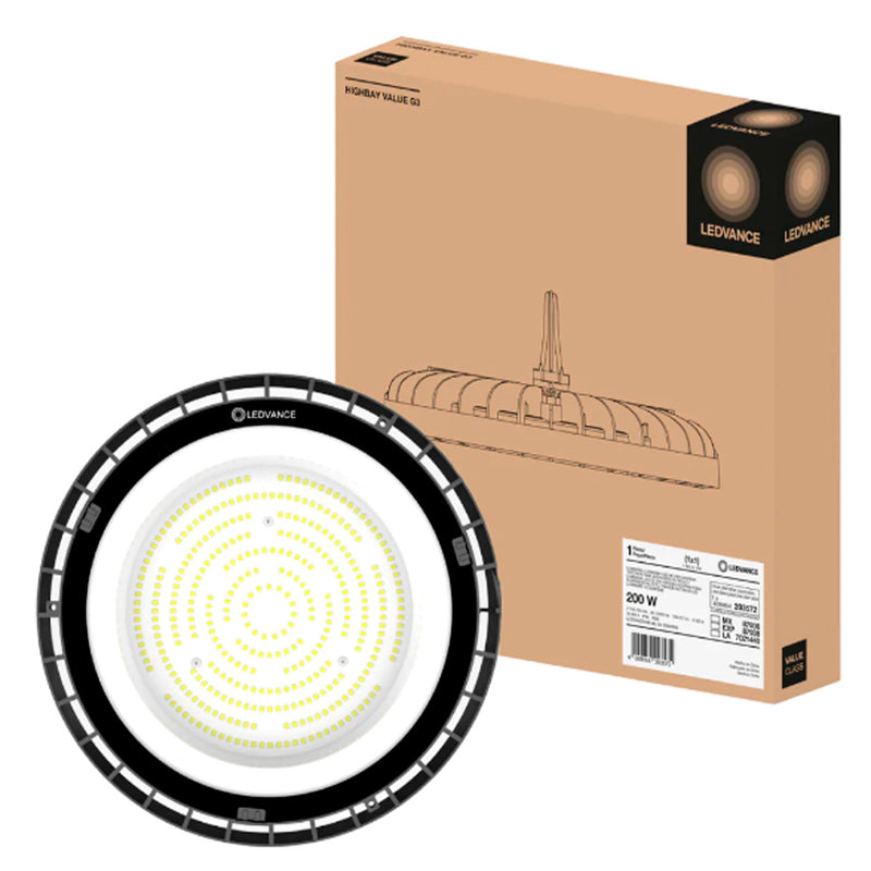 Luminario Highbay Value G3 200W luz fría (6500K) 100-277V de Ledvance