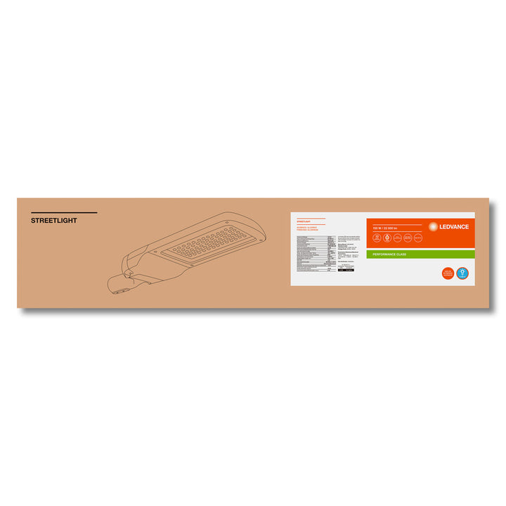 Luminario alumbrado público SKY 150W 100-277V 5000K curva II media, con adaptador para fotocelda 1-10V protección 10kV garantía 10 años de Ledvance