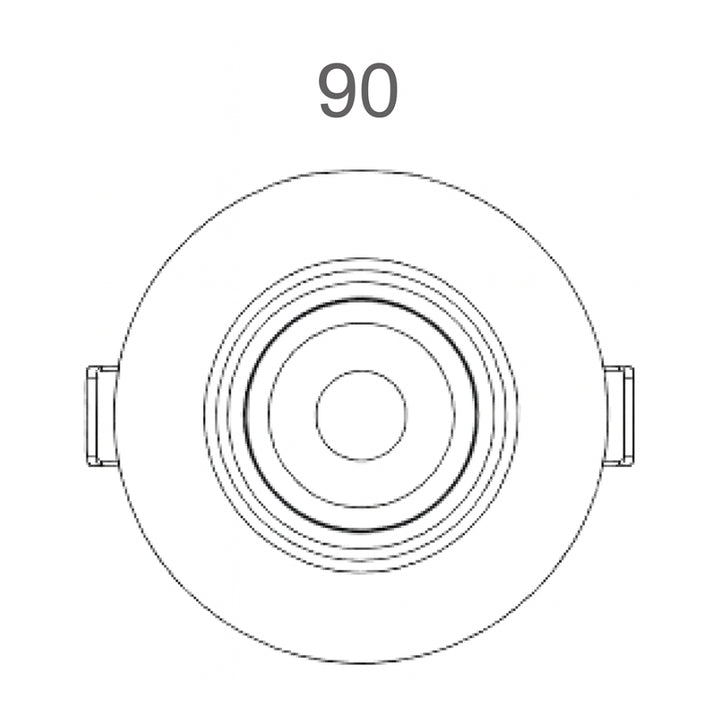 Downlight Spotlight LED 10W 36° (Ø9cm) color de luz Neutro Cálido (3000K) de Ledvance