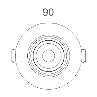 Downlight Spotlight LED 10W 36° (Ø9cm) color de luz Neutro Cálido (3000K) de Ledvance