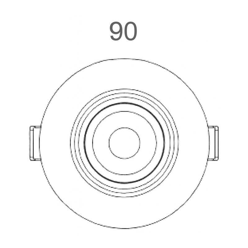 Downlight Spotlight LED 10W 36° (Ø9cm) color de luz Neutro Cálido (3000K) de Ledvance