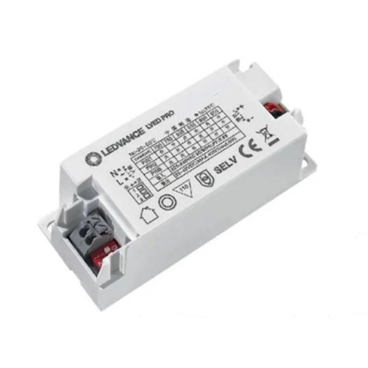 Driver CS PRO 23W Corriente Seleccionable Dip Switch (250/300/350/400/450/500mA), 25 - 46 VDC 100-277V marca Ledvance