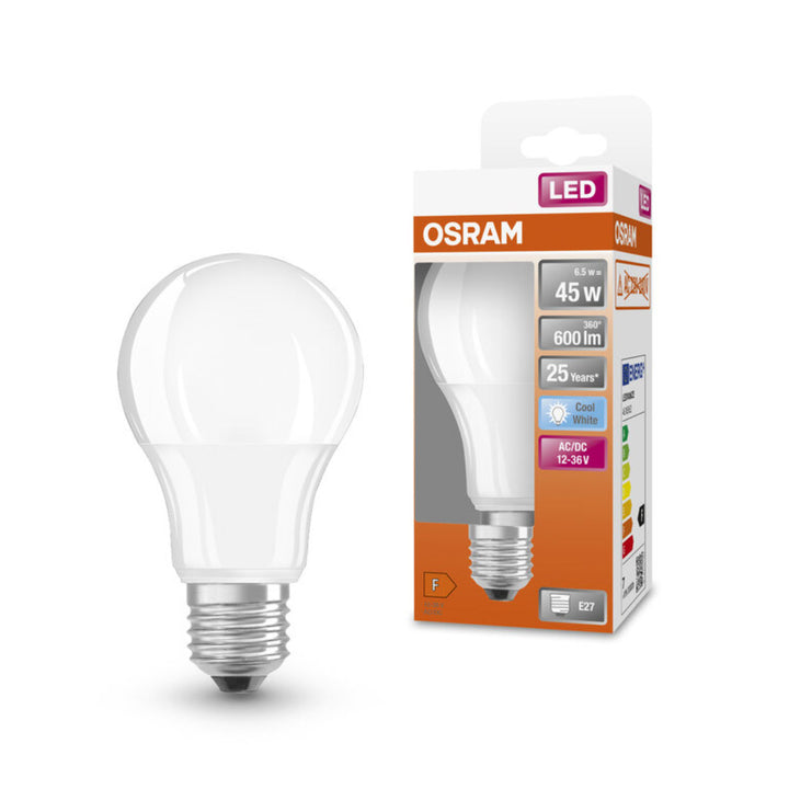 Foco LED ECO A40 6.5W luz cálida (3000K) o fría (6500K) 120-240V de Ledvance