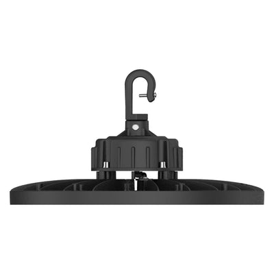 High Bay HB PFM flujo seleccionable (80W-13,600lm, 100W-17,000lm, 120W-20,400lm) 120-277V, CCT ajustable (4000K, 5000K, 6500K) 0-10VDC, incluye base para PIR SENSOR (se vende por separado) de Ledvance