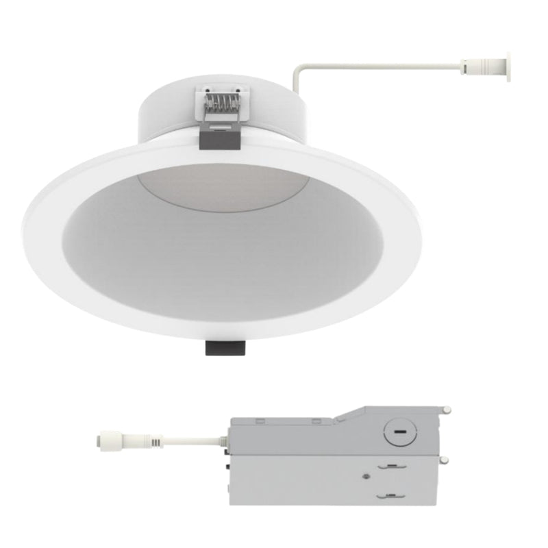 DOWNLIGHT RT 8" flujo seleccionable (18W-1,820lm, 24W-2,450lm, 30W-2,750lm), CCT ajustable (2700K, 3000K, 3500K, 4000K, 5000K) atenuable 0-10V 120-277V (Ø22cm) Ledvance