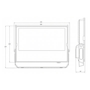 Proyector exterior 100W RGB+5000K FLOODLIGHT 100-240V incluye control remoto de Ledvance