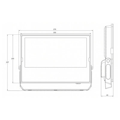 Proyector exterior 100W RGB+5000K FLOODLIGHT 100-240V incluye control remoto de Ledvance