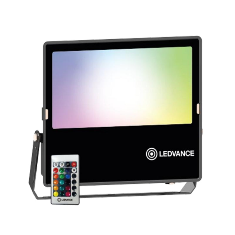 Proyector exterior 100W RGB+5000K FLOODLIGHT 100-240V incluye control remoto de Ledvance