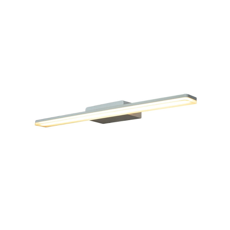 Luminario sobreponer pared ESPELLO 12W luz cálida (3000K), ideal para baños acabado blanco de AURO Lighting