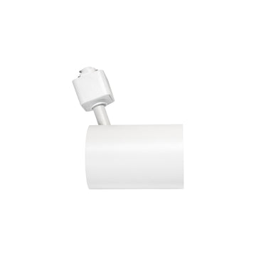 Luminario ENKEL para riel monofásico, dirigible y orientable para GU10, acabado blanco o negro de AURO Lighting.