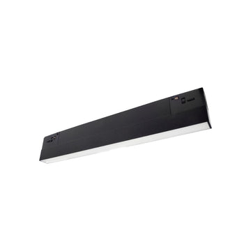 Luminario lineal de riel MAGNETO ATENUABLE 9W, 30cm, 48Vcd, 3000K, ángulo 110°, 0-10V, acabado negro de AURO Lighting