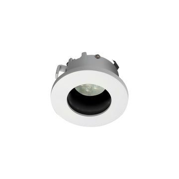 Downlight para zonas húmedas DOCCIA para GU10, IP 55, acabado blanco o negro de AURO Lighting
