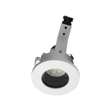 Downlight para zonas húmedas DOCCIA para GU10, IP 55, acabado blanco o negro de AURO Lighting