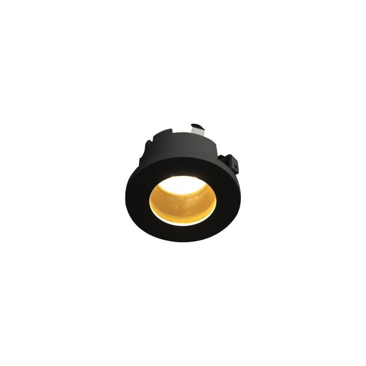 Downlight para zonas húmedas DOCCIA para GU10, IP 55, acabado blanco o negro de AURO Lighting
