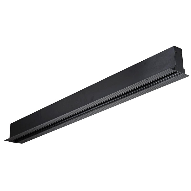 Riel 2m de empotrar MAGNETO ATENUABLE, acabado negro de AURO Lighting