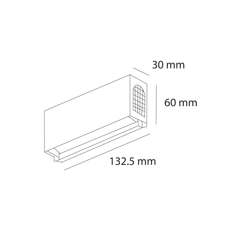 Luminario lineal de riel MAGNETO, 10W, 24Vcd Vca, 3000K / 4000K, ángulo 18°, ON-OFF, acabado negro de AURO Lighting