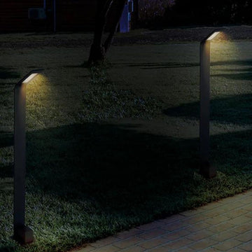 Bolardo LED Slim 4W 80cm luz neutra cálida (3000K) 100-240V de ICON