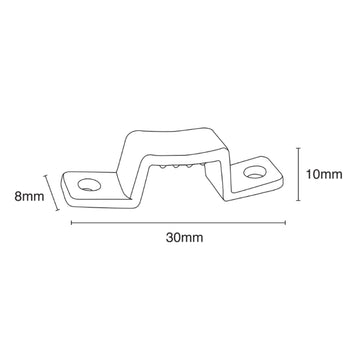 Clips de sujeción para tira LED ICON