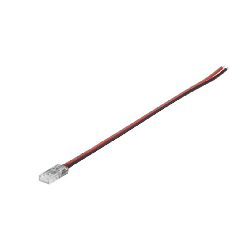 Conector rápido de plástico con 13 cm de cable, para tiras de LED extraplanas de 10mm de ancho de iLumileds