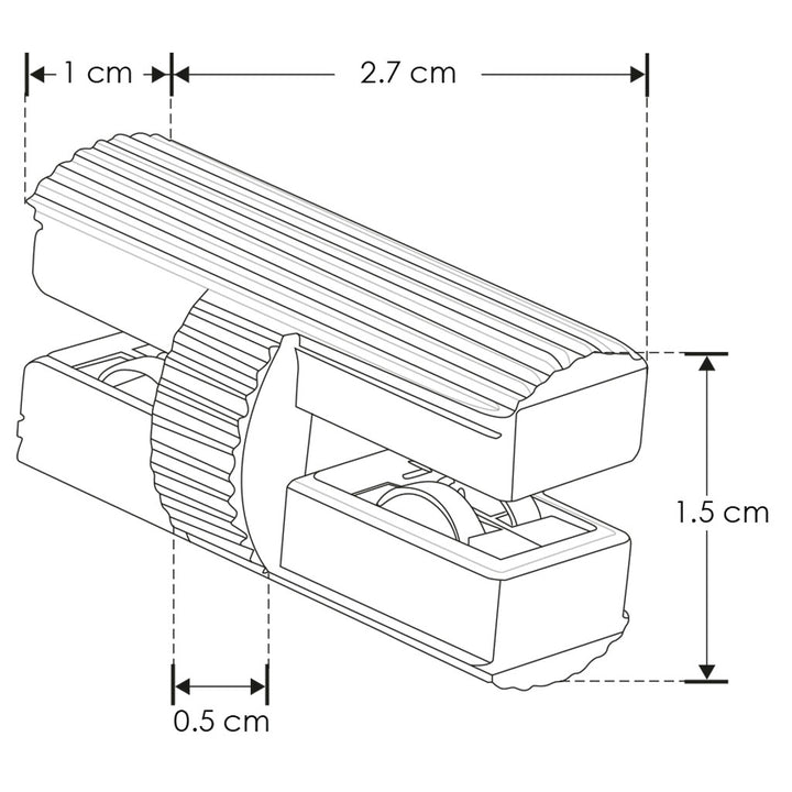 Cople recto 180° mecánico y electrificado acabado negro, para micro track magnético de iLumileds