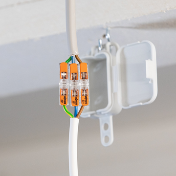 Conector lineal 221-2401 INLINE de empalme para cable 20-12 AWG de Wago